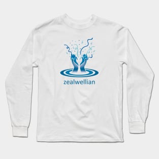 Be a zealwellian! (blue) Long Sleeve T-Shirt